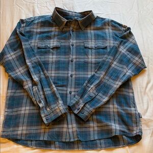 Men's Patagonia Blue Plaid Shirt
